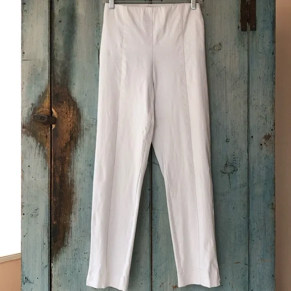 “So Slimming” white pants with side slit at ankle by Chico’s - Picture 10 of 10